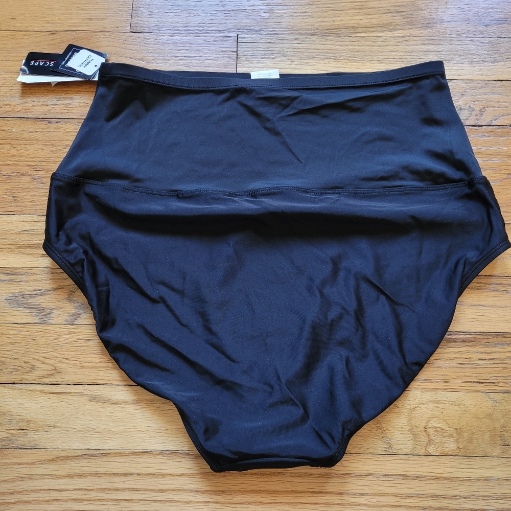 Island Escape High-Waist Tummy Control-Top Bikini Bottoms Sizes 6, 10, 12 - Picture 8 of 10